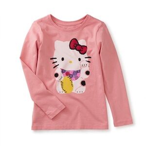 Hello Kitty Wave Graphic tee Tea Collection Sanrio size 12